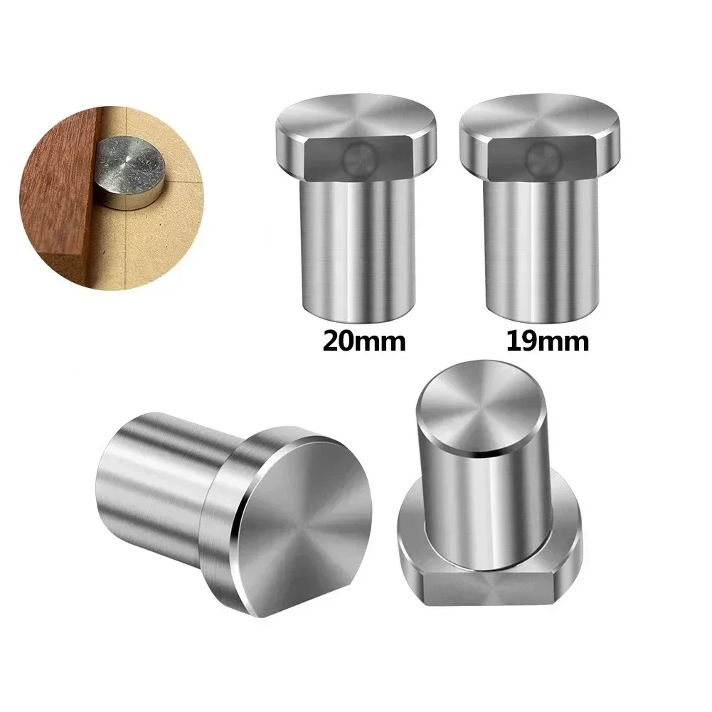 Bench Dog Hole - 1 個ステンレス鋼ワークベンチペグブレーキストップクランプ 19/20 ミリメートルドッグ木工テーブルリミットブロックワークベンチワークショップツール