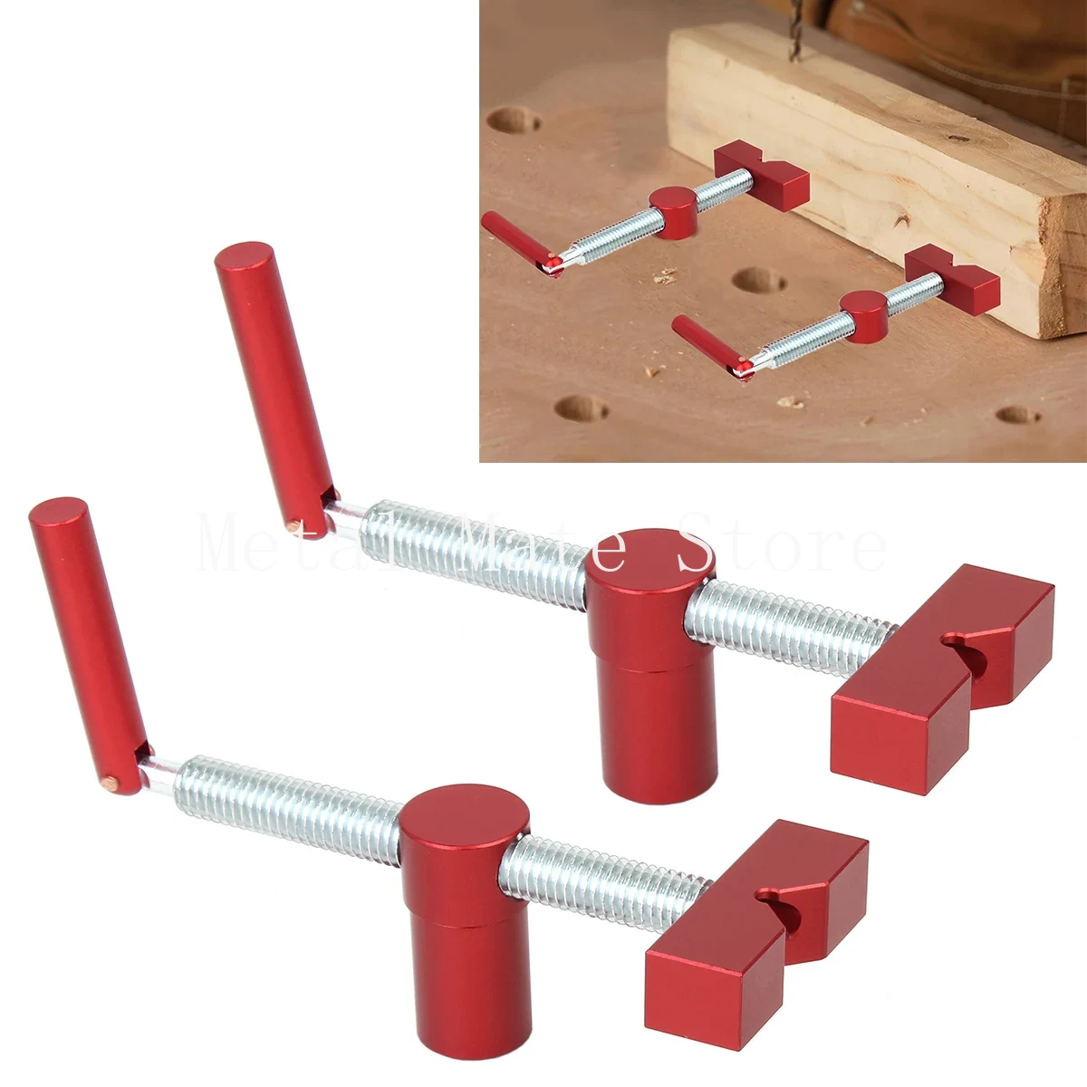 Bench Dog Hole - 木工ベンチドッグブレーキインサートワークベンチ高速固定クリップクランプアルミ固定具バイス20mmデスクトップ穴用大工道具