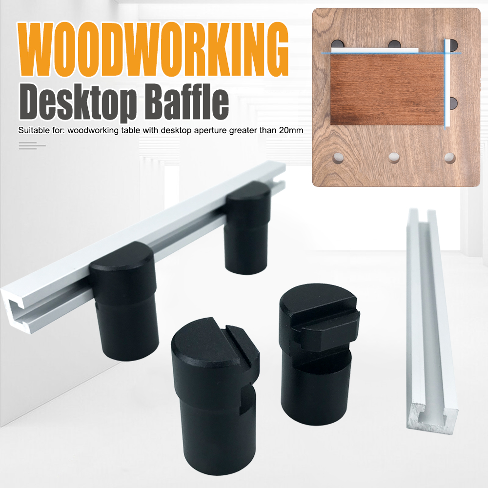 Bench Dog Hole - 2 パックテーブルプレーニングストップベンチ犬クランプ T トラック木工 DIY テーブルワークベンチ位置決めベンチプレーニングストップバッフル