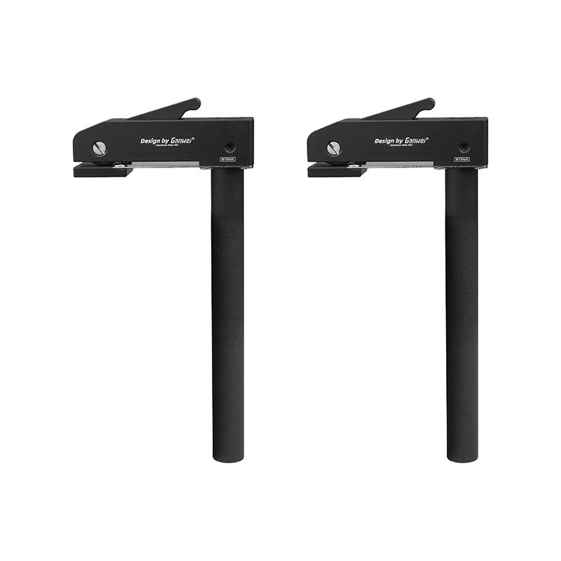 Bench Dog Hole - ABKO-Ganwei、2個入り木工用クイックホールドダウンベンチドッグクランプ、デスクトップクイックアクティングホールドダウンクランプ、ドッグホール用高速固定クリップ