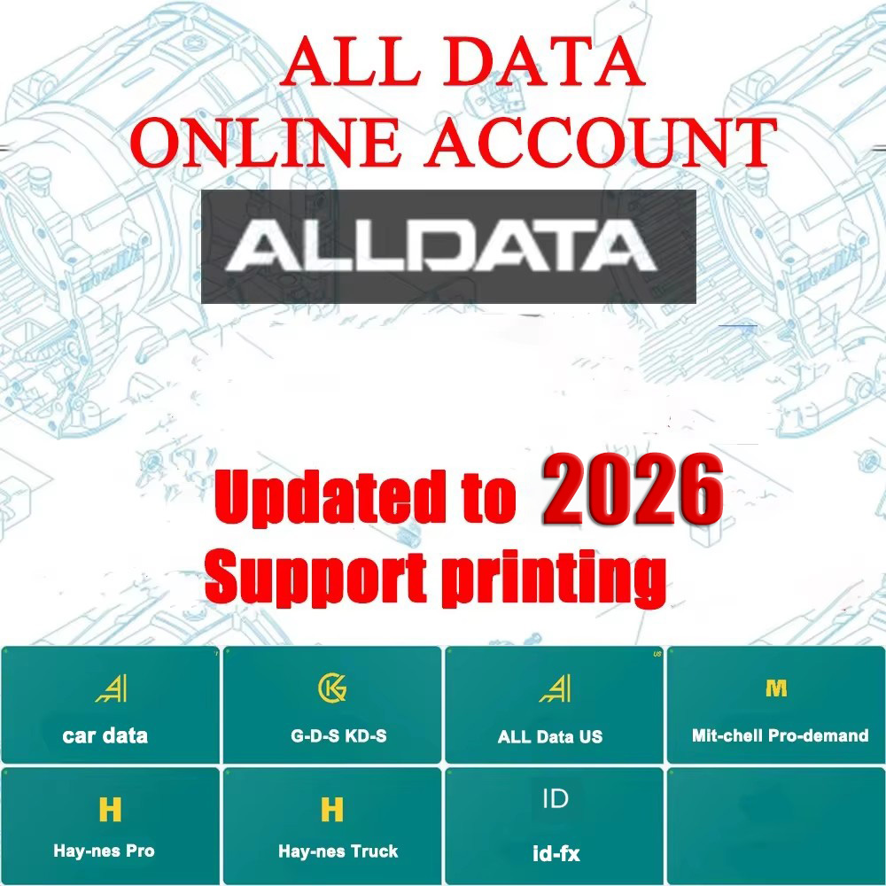 Workshop Tools Online - 2026年版 Alldata修理ソフトウェア フルバージョン オンラインアカウント 全データ配線図 車両診断ソフトウェア
