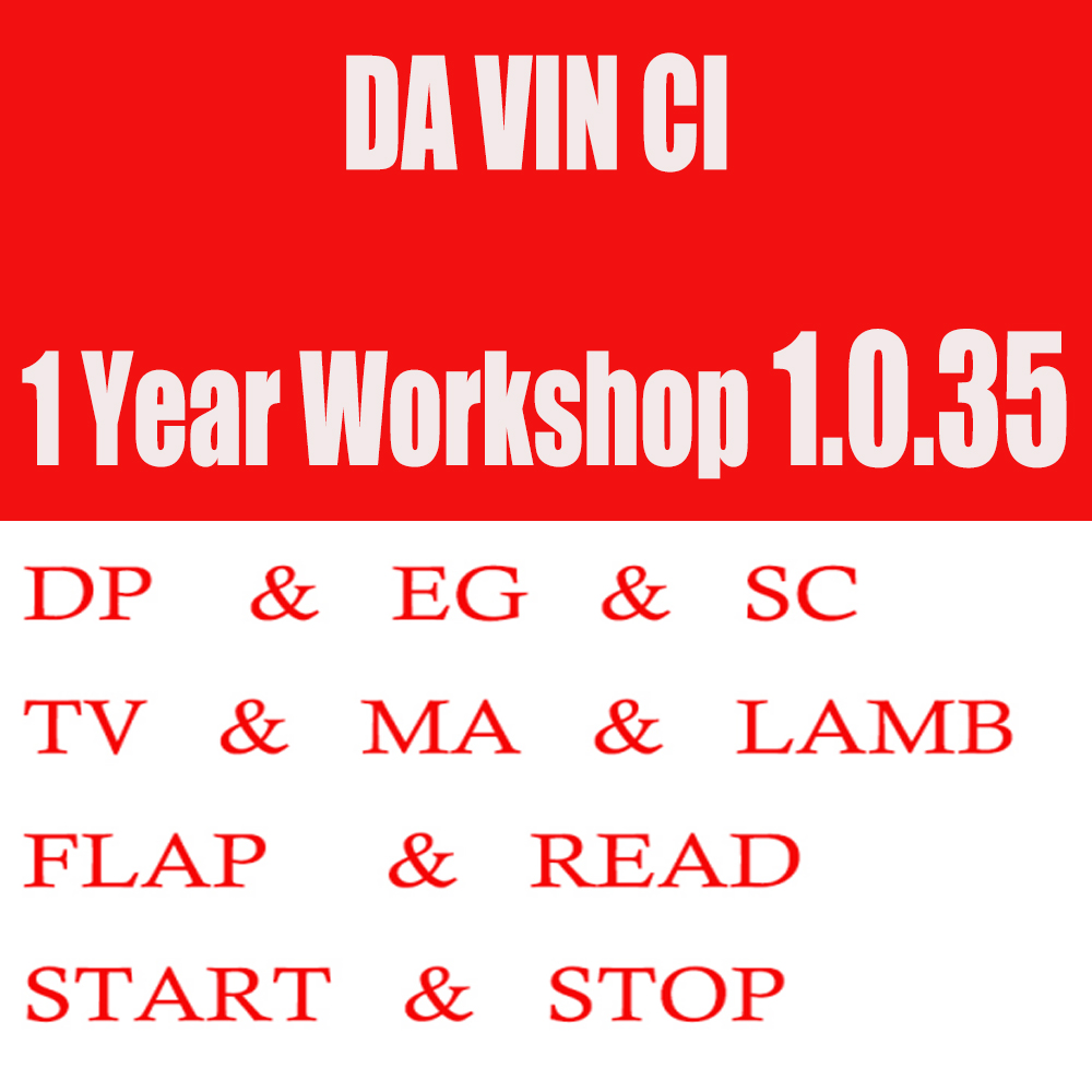 Workshop Tools Online - DAVIN-CI 1年間ワークショップ1.0.35 診断およびプログラミングツール オンラインソフトウェア 1日10トークン Autosoft用