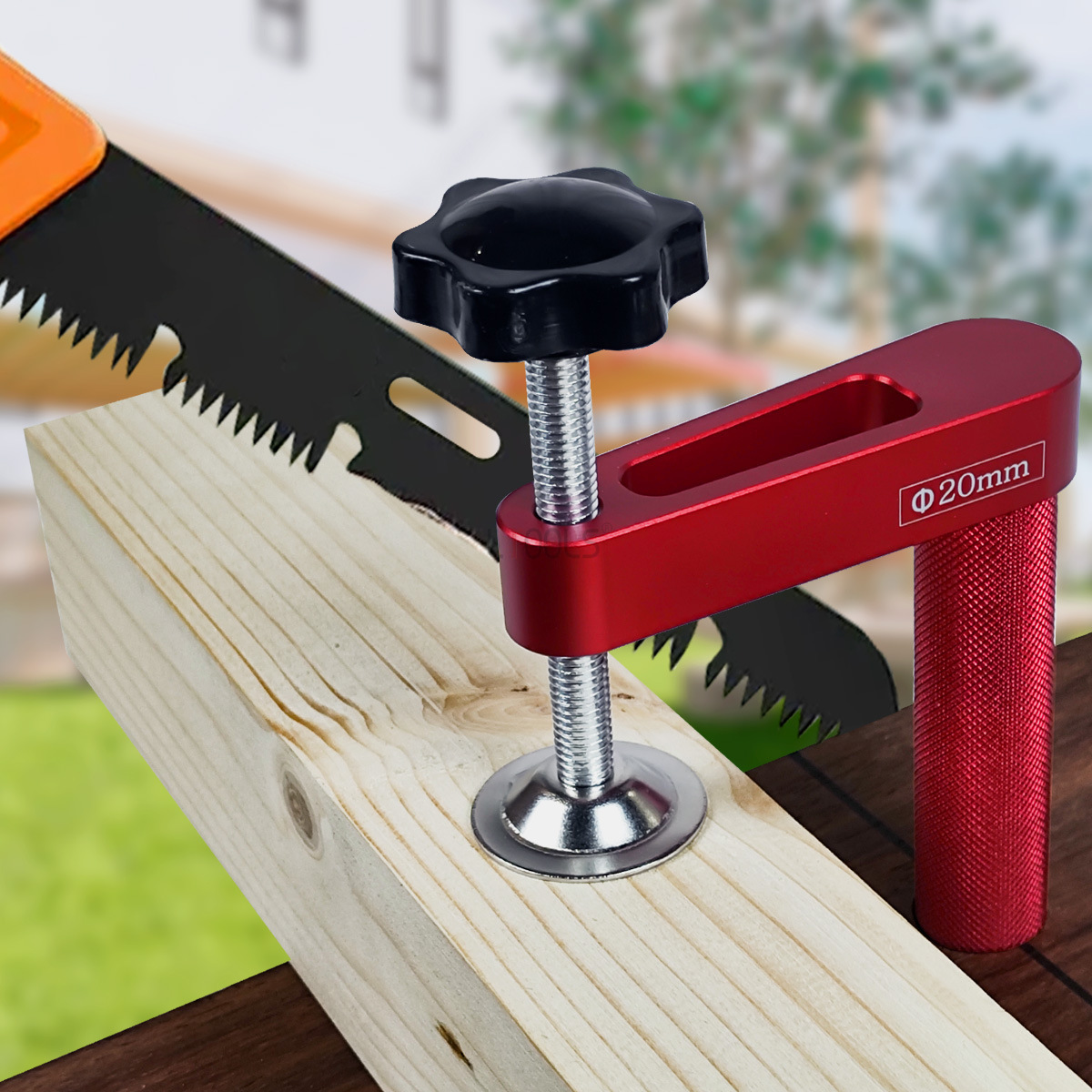 2個入り ベンチドッグクランプ 19mm アルミ合金製 木工 - Bench Dog Hole のレビューと価格