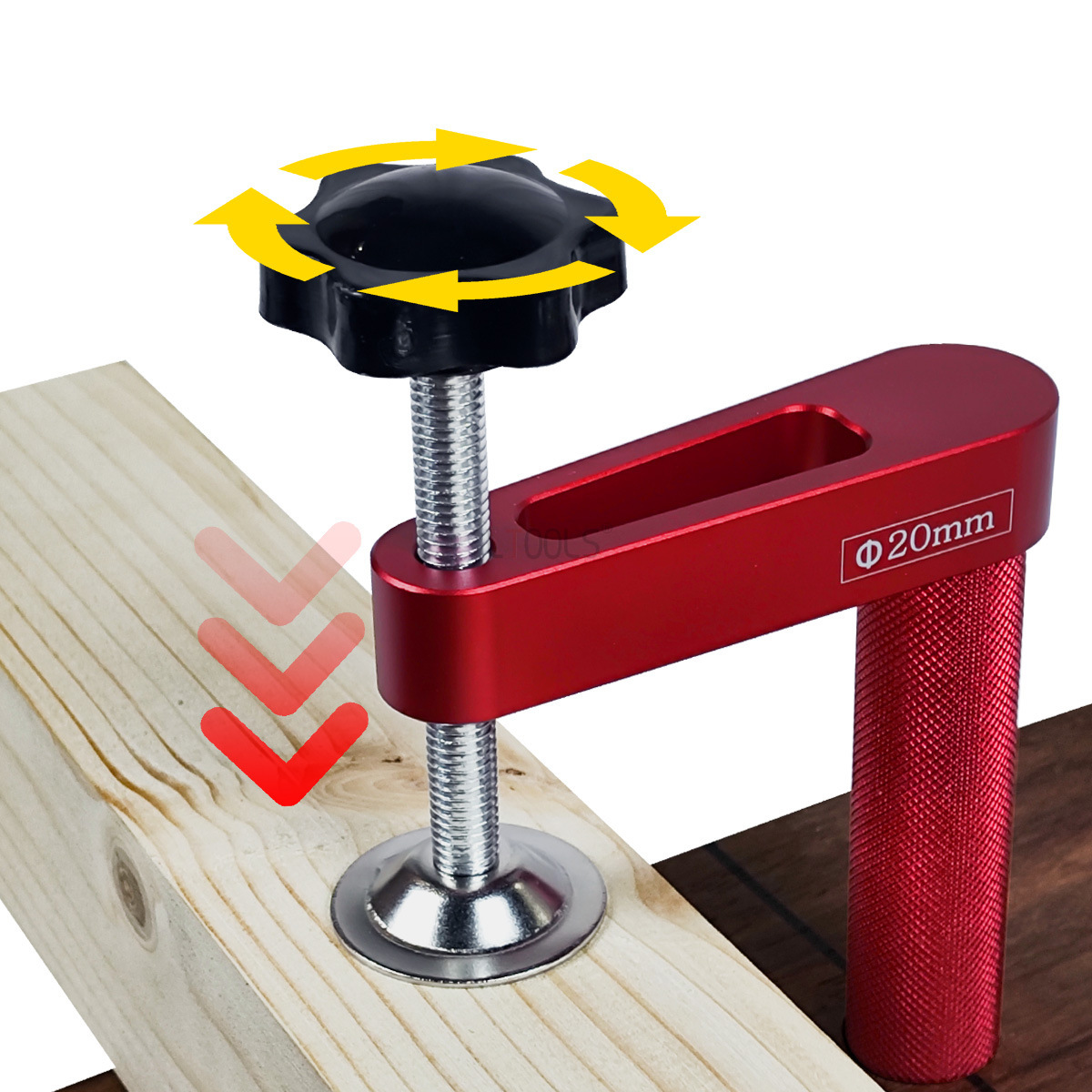 2個入り ベンチドッグクランプ 19mm アルミ合金製 木工 - Bench Dog Hole のレビューと価格