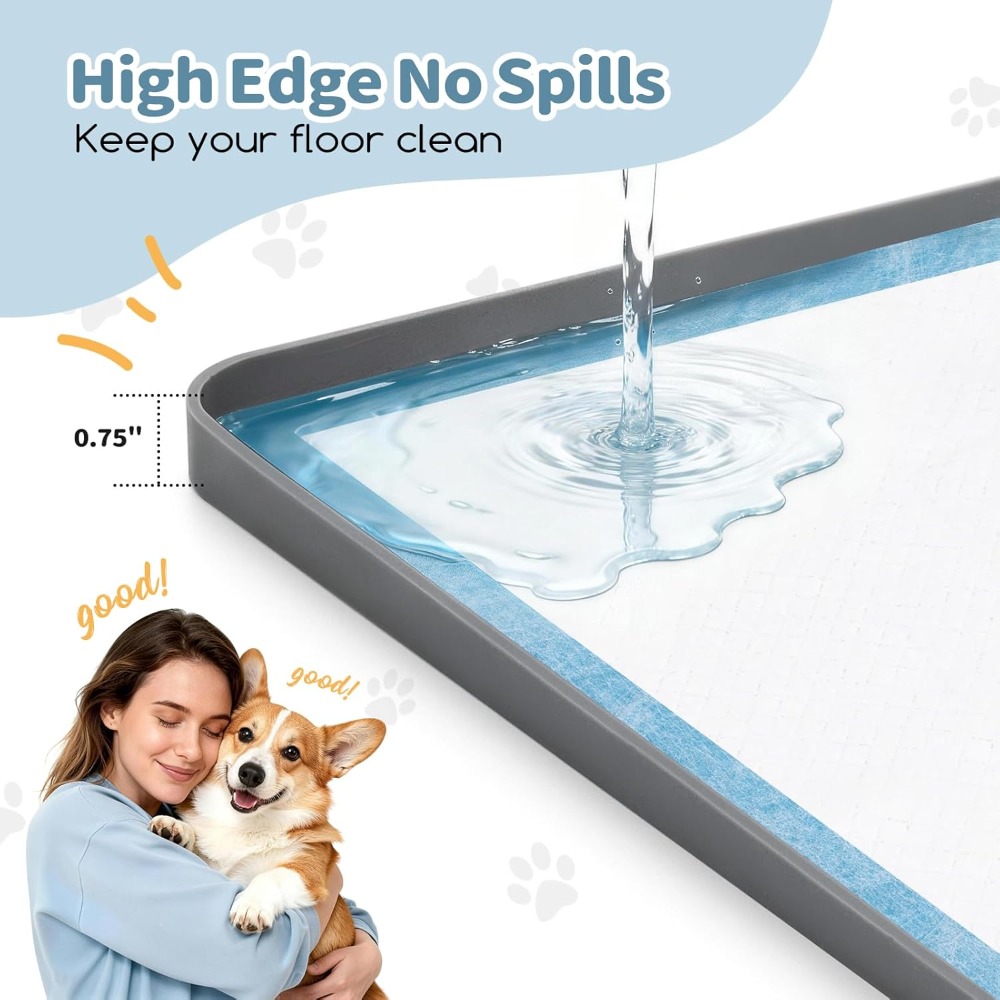 犬用トイレパッドホルダー、24インチ×24インチのトレーニン - Bench Dog Hole のレビューと価格