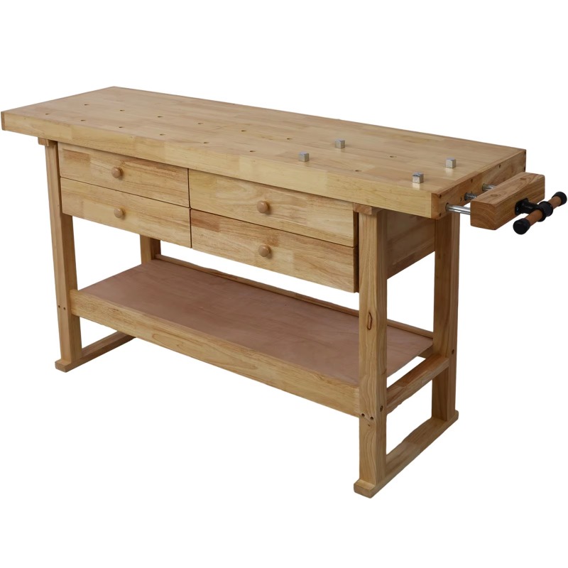 DB 60インチ スチール製作業台（4段引き出し付き）、木製 - Tools Used In Wood Workshop のレビューと価格