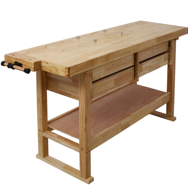 DB 60インチ スチール製作業台（4段引き出し付き）、木製 - Tools Used In Wood Workshop のレビューと価格