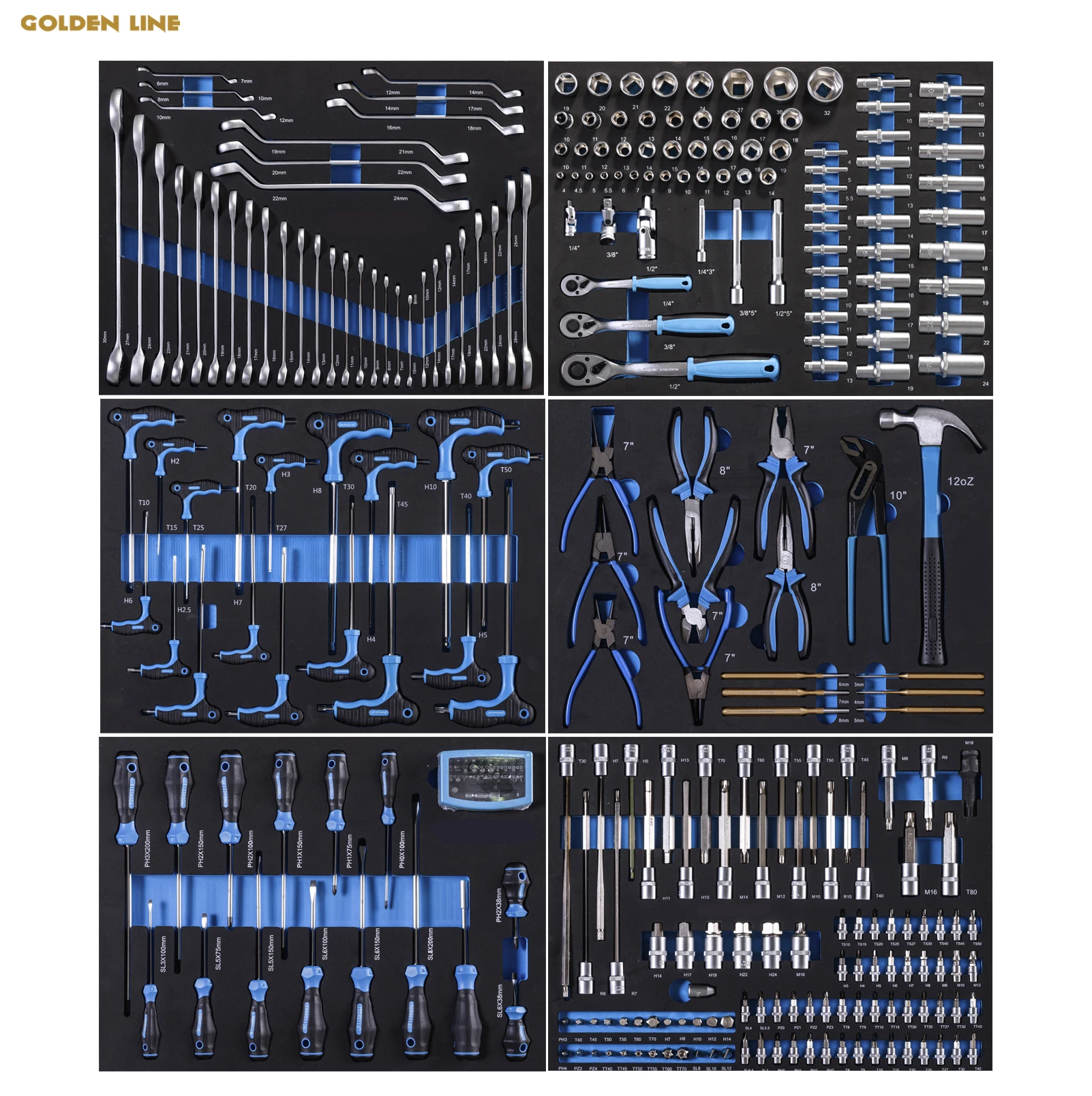 プロ仕様310ピースCRV金属製自動車修理ハンドツールセット - Workshop Tools In Ship のレビューと価格